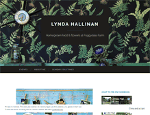 Tablet Screenshot of lyndahallinan.com